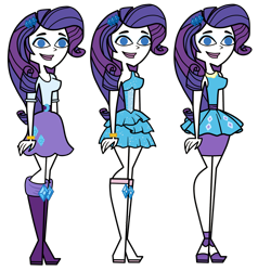 Size: 1950x2050 | Tagged: artist needed, safe, color edit, edit, rarity, equestria girls, g4, simple background, skin color edit, solo, style emulation, total drama, total drama island, transparent background