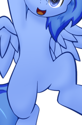 Size: 472x713 | Tagged: artist needed, safe, edit, pegasus, pony, belly, bipedal, cropped, pictures of bellies, simple background, smiling, solo, transparent background
