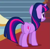 Size: 399x389 | Tagged: safe, screencap, twilight sparkle, pony, unicorn, a canterlot wedding, g4, butt, cropped, female, mare, plot, solo, twibutt, unicorn twilight