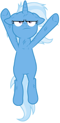 Size: 7000x14200 | Tagged: safe, artist:tardifice, trixie, pony, unicorn, g4, road to friendship, female, mare, scratches, simple background, solo, transparent background, trixie is not amused, unamused