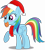 Size: 3257x3641 | Tagged: safe, artist:anime-equestria, rainbow dash, pegasus, pony, g4, blushing, christmas, clothes, cookie, cute, daaaaaaaaaaaw, dashabetes, female, food, happy, hat, high res, hnnng, holiday, mare, mouth hold, raised hoof, santa hat, scarf, simple background, smiling, solo, transparent background, vector, weapons-grade cute, wings