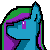 Size: 50x50 | Tagged: safe, artist:amgiwolf, oc, oc only, earth pony, pony, animated, base used, blinking, bust, earth pony oc, pixel art, simple background, solo, transparent background