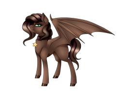Size: 1600x1200 | Tagged: safe, artist:minelvi, oc, oc only, bat pony, pony, bat pony oc, bat wings, choker, colored hooves, simple background, solo, transparent background, wings