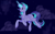 Size: 500x307 | Tagged: safe, artist:incendiarymoth, princess luna, starlight glimmer, oc, alicorn, pony, unicorn, g4, cutie mark, female, fusion, jewelry, magic, mare, night, regalia