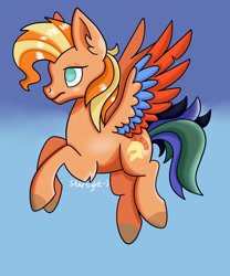 Size: 2000x2400 | Tagged: safe, artist:starlight-j, oc, oc only, original species, bored, flying, high res, solo