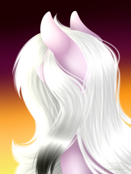 Size: 1200x1600 | Tagged: safe, artist:minelvi, oc, oc only, earth pony, pony, abstract background, bust, earth pony oc, solo