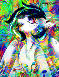 Size: 2300x3000 | Tagged: safe, artist:serodart, oc, pony, commission, high res, mushroom, psychedelic, solo