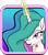 Size: 4998x5617 | Tagged: safe, artist:kopcap94, princess celestia, pony, g4, absurd resolution, bust, candy, food, grand theft auto, gta vice city, lollipop, magic, portrait, solo