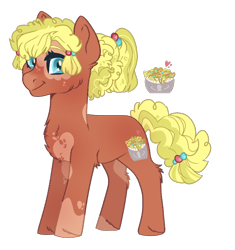 Size: 716x762 | Tagged: safe, artist:spectrumnightyt, oc, oc only, earth pony, pony, female, mare, offspring, parent:cheese sandwich, parent:pinkie pie, parents:cheesepie, simple background, solo, transparent background