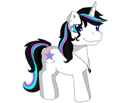 Size: 1080x887 | Tagged: safe, alternate version, artist:rxndxm.artist, oc, oc only, oc:shooting star, pony, g3, background removed, eyelashes, female, jewelry, mare, necklace, simple background, smiling, white background