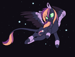 Size: 954x720 | Tagged: safe, artist:cboyd124, artist:samalamb-bases, oc, oc only, oc:shooting star, pegasus, pony, base used, flying, leonine tail, magical lesbian spawn, male, offspring, parent:oc:cj scratch, parent:oc:woodland, parents:oc x oc