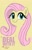 Size: 900x1407 | Tagged: safe, artist:johnerose126, fluttershy, pony, g4, bust, deal with it, female, looking at you, mare, portrait, smiling, solo