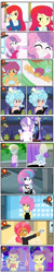 Size: 1000x4989 | Tagged: safe, alternate version, artist:theminus, apple bloom, babs seed, cozy glow, diamond tiara, li'l cheese, lily pad (g4), princess flurry heart, scootaloo, silver spoon, sweetie belle, human, equestria girls, g4, the last problem, barely legal, belly button, blowing a kiss, blushing, breasts, castle, clothes, cropped, cropped porn, delicious flat chest, dress, ear piercing, earring, equestria girls-ified, evening gloves, female, glasses, gloves, id card, jewelry, long gloves, looking at you, older, older flurry heart, one eye closed, piercing, princess emo heart, punk, short shirt, show accurate, skirt, solo, tank top, tomboy