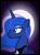 Size: 842x1130 | Tagged: safe, artist:mr100dragon100, princess luna, alicorn, pony, g4, bust, moon, night