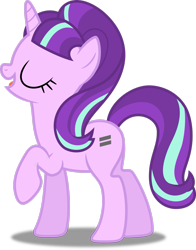 Size: 2171x2763 | Tagged: safe, artist:dashiesparkle, starlight glimmer, pony, unicorn, g4, .svg available, equal cutie mark, eyes closed, female, high res, mare, open mouth, raised hoof, s5 starlight, simple background, solo, transparent background, vector
