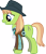 Size: 4000x4680 | Tagged: safe, artist:jeatz-axl, yuma spurs, earth pony, pony, g4, absurd resolution, appleloosa resident, clothes, female, hat, jacket, mare, simple background, solo, transparent background, vector