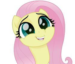 Size: 5060x4268 | Tagged: safe, artist:cirillaq, fluttershy, pegasus, pony, g4, my little pony: the movie, absurd resolution, bust, cute, shyabetes, simple background, solo, transparent background, vector