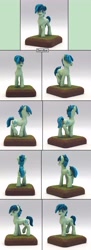 Size: 2176x5948 | Tagged: safe, artist:ubrosis, sandbar, earth pony, pony, g4, craft, male, photo, sculpture, solo, stallion