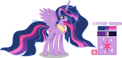 Size: 1280x612 | Tagged: safe, artist:star-gaze-pony, twilight sparkle, alicorn, pony, g4, the last problem, older, older twilight, older twilight sparkle (alicorn), princess twilight 2.0, redesign, simple background, solo, transparent background, twilight sparkle (alicorn)