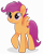 Size: 5105x6456 | Tagged: safe, artist:cirillaq, scootaloo, pegasus, pony, g4, growing up is hard to do, my little pony: friendship is magic, my little pony: the movie, absurd resolution, cutie mark, female, mare, movie accurate, older, older scootaloo, raised hoof, simple background, solo, transparent background, vector