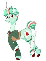 Size: 3006x3972 | Tagged: safe, artist:von babbitt, oc, oc only, oc:silk suture, pony, unicorn, high res, simple background, solo, transparent background