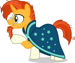Size: 2675x2242 | Tagged: safe, artist:luckreza8, sunburst, pony, unicorn, g4, shadow play, .svg available, high res, male, raised hoof, simple background, solo, stallion, transparent background, vector