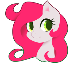 Size: 2721x2204 | Tagged: safe, artist:riariirii2, oc, oc only, earth pony, pony, bust, earth pony oc, eyelashes, high res, simple background, smiling, solo, transparent background