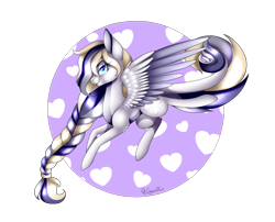 Size: 2100x1700 | Tagged: safe, artist:minelvi, oc, oc only, pegasus, pony, braid, eyelashes, pegasus oc, simple background, solo, transparent background, wings