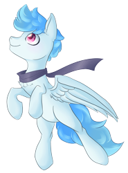 Size: 1888x2556 | Tagged: safe, artist:coremint, oc, oc only, oc:file folder, pegasus, pony, clothes, horsin' around, scarf, simple background, solo, transparent background