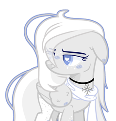 Size: 1280x1337 | Tagged: safe, artist:ocelly, oc, oc only, oc:snowflake, pegasus, pony, base used, female, floppy ears, mare, simple background, solo, transparent background