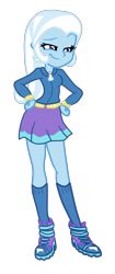 Size: 1376x3284 | Tagged: safe, artist:gmaplay, trixie, equestria girls, g4, cute, diatrixes, hand on hip, simple background, solo, transparent background