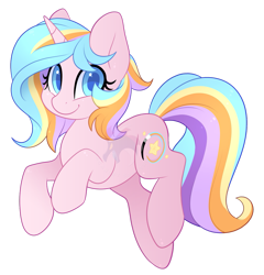 Size: 1329x1382 | Tagged: safe, artist:scarlet-spectrum, oc, oc only, oc:oofy colorful, pony, unicorn, simple background, solo, transparent background
