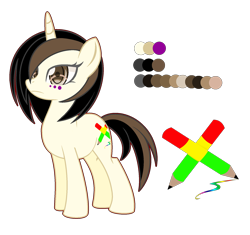 Size: 1904x1788 | Tagged: safe, artist:riariirii2, oc, oc only, pony, unicorn, base used, horn, pencil, reference sheet, simple background, solo, transparent background, unicorn oc