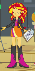 Size: 235x477 | Tagged: safe, screencap, sunset shimmer, equestria girls, g4, my little pony equestria girls, cropped, solo
