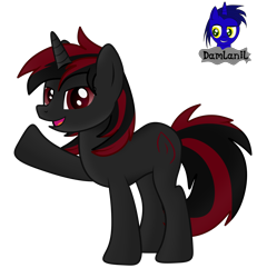 Size: 3840x4154 | Tagged: safe, artist:damlanil, oc, oc only, oc:yashn, pony, unicorn, gift art, horn, looking at you, male, show accurate, simple background, solo, stallion, transparent background, vector