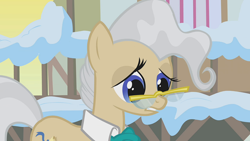 Size: 1920x1080 | Tagged: safe, screencap, mayor mare, earth pony, pony, g4, winter wrap up, disappointed, female, mare, solo