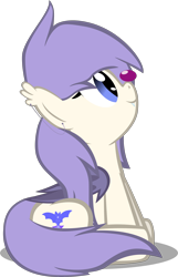 Size: 2674x4146 | Tagged: safe, artist:ace play, oc, oc only, oc:star violet, bat pony, pony, cute, cute little fangs, fangs, female, food, grape, grapes, high res, mare, simple background, sitting, solo, transparent background, vector