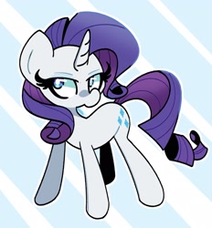 Size: 1800x1943 | Tagged: safe, artist:kindakismet, rarity, pony, unicorn, g4, female, mare, solo