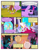 Size: 612x792 | Tagged: safe, artist:newbiespud, edit, edited screencap, screencap, applejack, discord, fluttershy, pinkie pie, princess celestia, rainbow dash, rarity, twilight sparkle, alicorn, changeling, draconequus, earth pony, pegasus, pony, unicorn, comic:friendship is dragons, a canterlot wedding, g4, box, comic, dialogue, eyelashes, fangs, female, flying, hat, hoof shoes, jewelry, mane six, mare, outdoors, peytral, raised hoof, running, screencap comic, stained glass, tiara, unicorn twilight