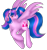 Size: 1163x1248 | Tagged: source needed, safe, artist:muhammad yunus, oc, oc only, oc:hsu amity, alicorn, pony, alicorn oc, bedroom eyes, blushing, heart, horn, looking at you, medibang paint, missing accessory, no glasses, not twilight sparkle, simple background, solo, transparent background, used, wings