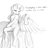 Size: 993x957 | Tagged: safe, artist:stratodraw, alicorn, semi-anthro, arm hooves, letter, monochrome, reality ensues, sketch, solo