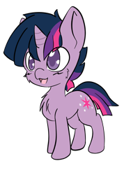 Size: 1536x2048 | Tagged: safe, artist:steelsoul, twilight sparkle, pony, unicorn, g4, :3, cheek fluff, chest fluff, colored pupils, colt, cute, dusk shine, fluffy, male, open mouth, rule 63, simple background, smiling, transparent background, twiabetes, unicorn twilight, younger