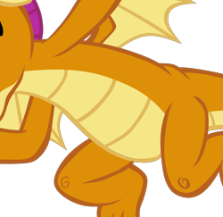 Size: 3762x3659 | Tagged: safe, artist:memnoch, edit, vector edit, smolder, dragon, g4, molt down, belly, cropped, dragoness, female, high res, pictures of bellies, simple background, solo, transparent background, vector