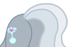 Size: 1194x747 | Tagged: safe, alternate character, alternate version, artist:gmaplay, silver spoon, earth pony, pony, ass up, butt, butt only, face down ass up, plot, silverbutt, simple background, solo, transparent background