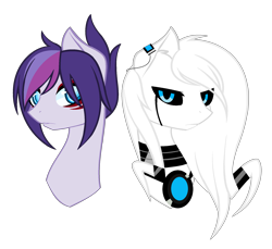 Size: 1992x1828 | Tagged: safe, artist:riariirii2, oc, oc only, earth pony, pony, robot, robot pony, bust, earth pony oc, simple background, transparent background