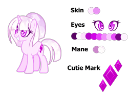 Size: 2828x2072 | Tagged: safe, artist:riariirii2, oc, oc only, oc:crystal light, pony, unicorn, base used, ethereal mane, eye, eyes, female, grin, high res, horn, mare, reference sheet, simple background, smiling, solo, starry mane, transparent background, unicorn oc
