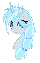 Size: 1032x1608 | Tagged: safe, artist:riariirii2, oc, oc only, pony, unicorn, bust, horn, simple background, solo, transparent background, unicorn oc