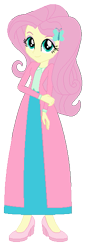 Size: 203x600 | Tagged: safe, artist:cartoonmasterv3, fluttershy, human, equestria girls, g4, alternate universe, clothes, humanized, long skirt, simple background, skirt, solo, transparent background, vector, wizarding world