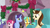 Size: 1920x1080 | Tagged: safe, screencap, bifröst, citrine spark, dawnlighter, night view, november rain, earth pony, pony, unicorn, g4, the hearth's warming club, female, friendship student, male, mare, stallion