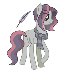 Size: 2160x2160 | Tagged: safe, artist:gallantserver, oc, oc only, earth pony, pony, clothes, female, high res, magical lesbian spawn, mare, offspring, parent:blossomforth, parent:marble pie, scarf, simple background, solo, transparent background